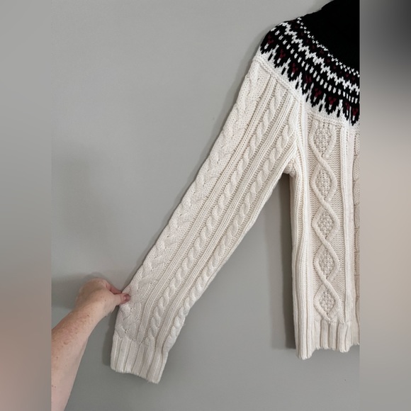 ST JOHNS BAY | L | FAIRISLE cable knit sweater - Picture 3 of 11